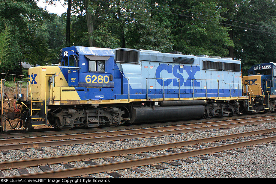 CSX GP40-2 #6280 on O033-14